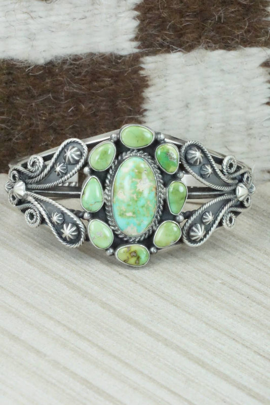 Turquoise & Sterling Silver Bracelet - Derrick Gordon