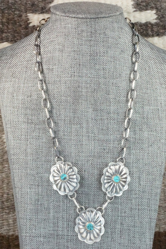 Turquoise & Sterling Silver Necklace - Joan Begay