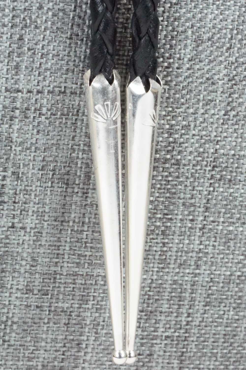 Turquoise & Sterling Silver Bolo Tie - Rosita Singer