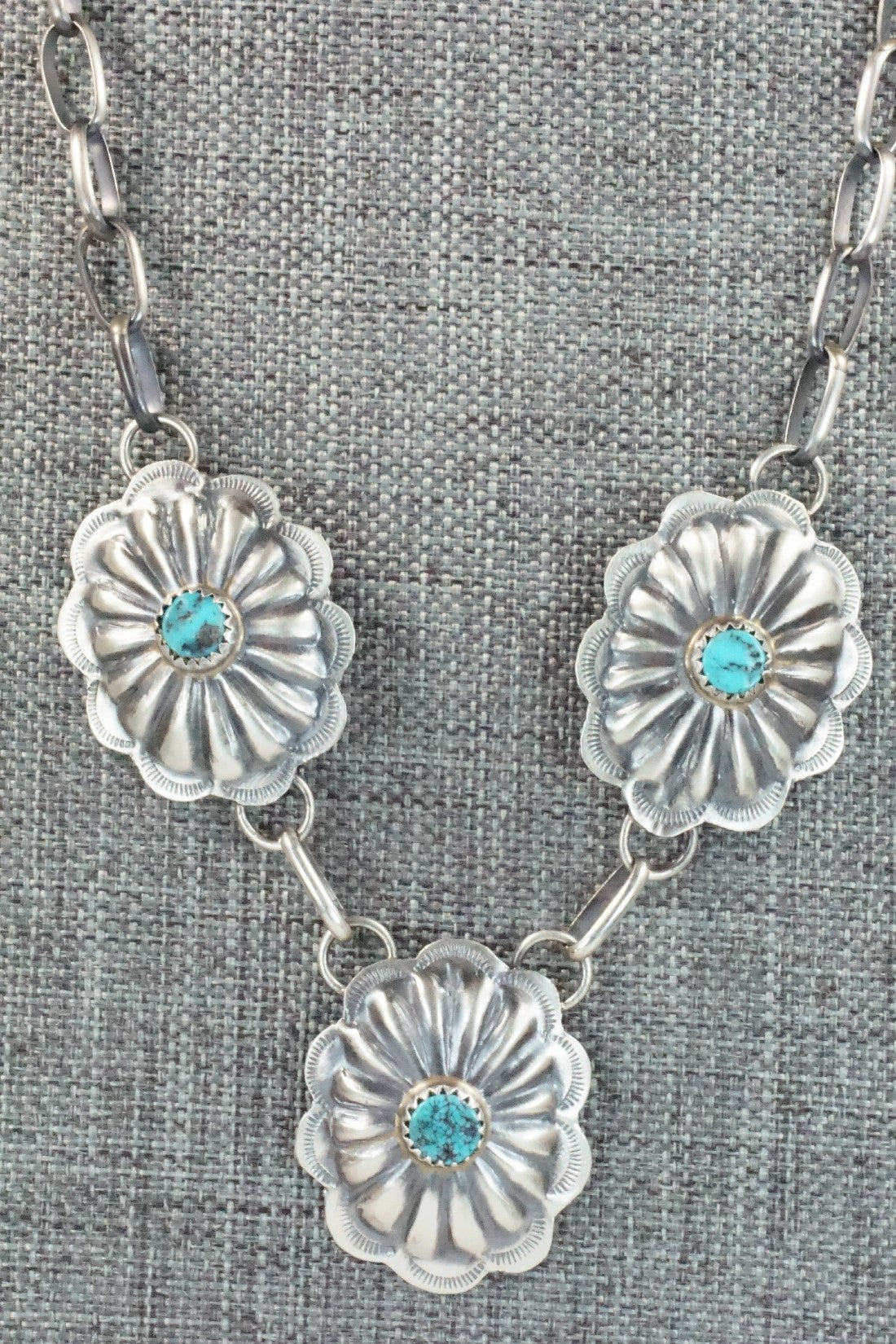 Turquoise & Sterling Silver Necklace - Joan Begay