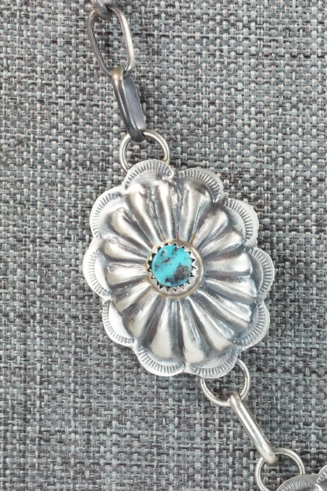 Turquoise & Sterling Silver Necklace - Joan Begay