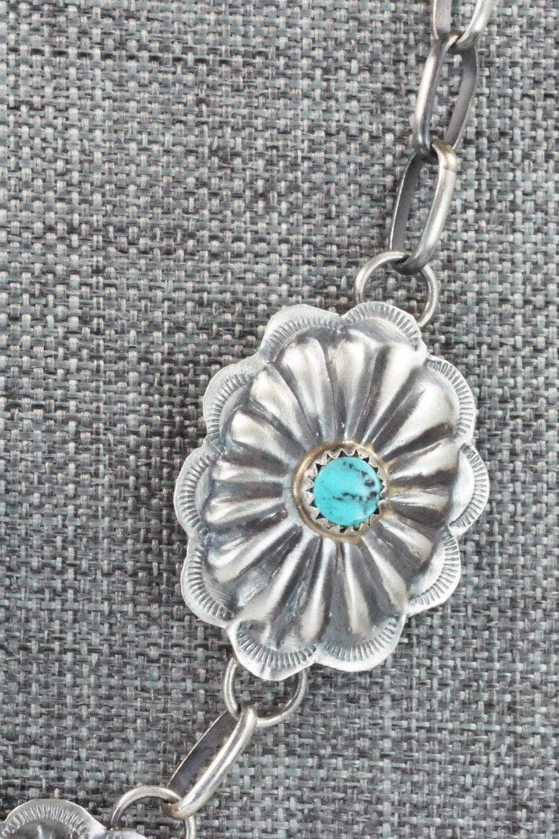 Turquoise & Sterling Silver Necklace - Joan Begay