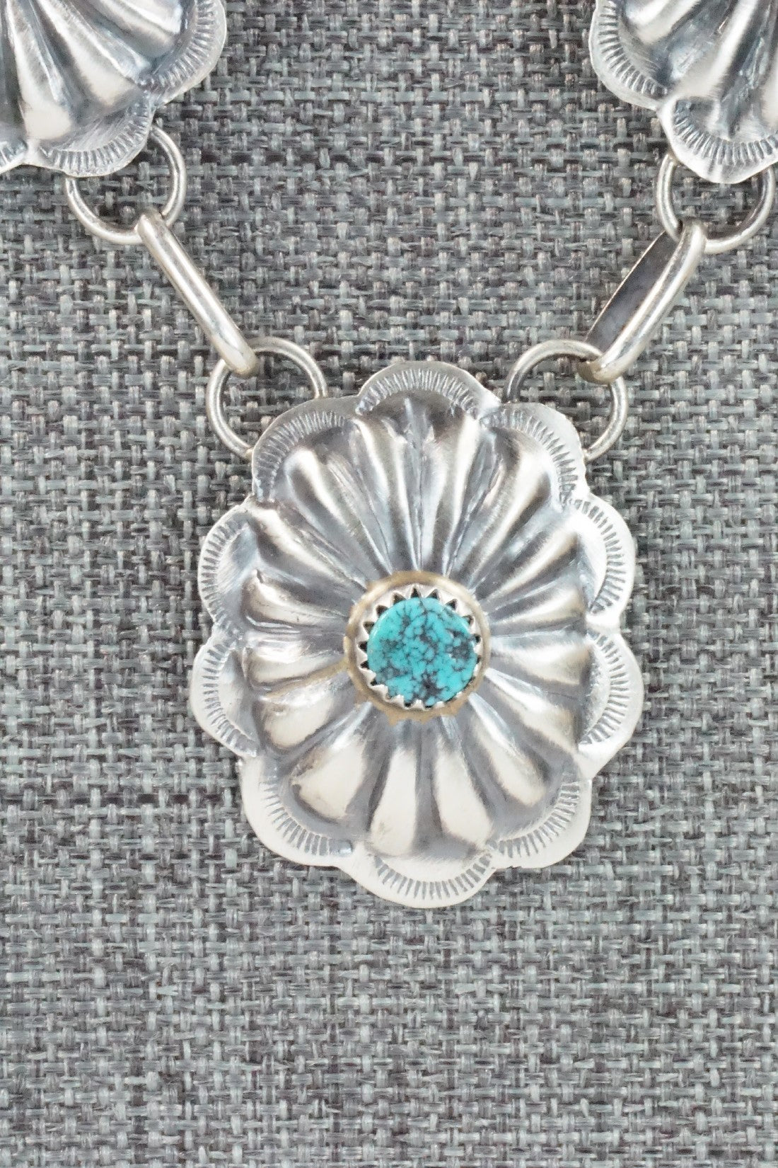 Turquoise & Sterling Silver Necklace - Joan Begay