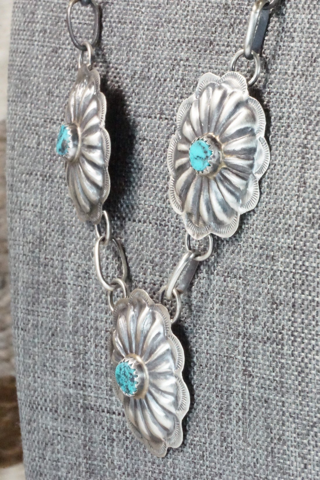 Turquoise & Sterling Silver Necklace - Joan Begay