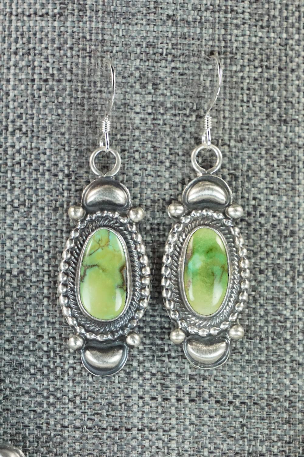 Turquoise & Sterling Silver Squash Blossom Set - Tom Lewis