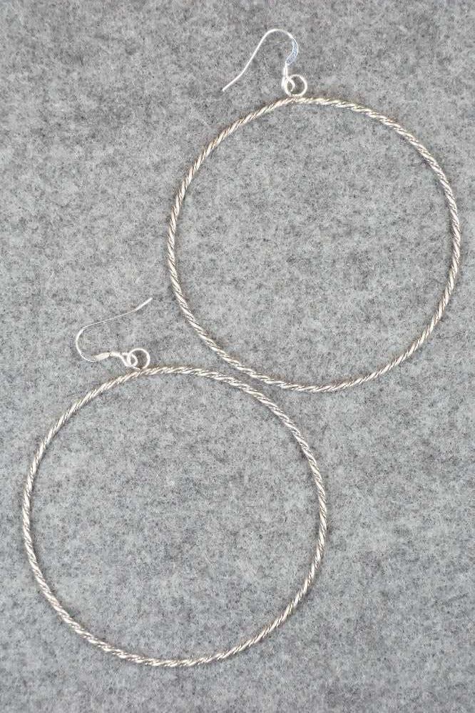 Sterling Silver Earrings - Caroline Tsosie