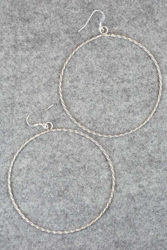 Sterling Silver Earrings - Caroline Tsosie
