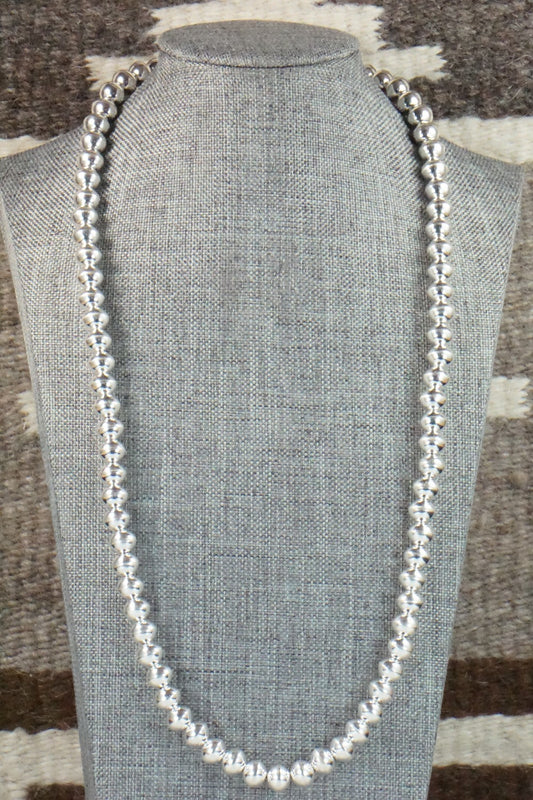 Sterling Silver Navajo Pearl Necklace - Tonisha Haley