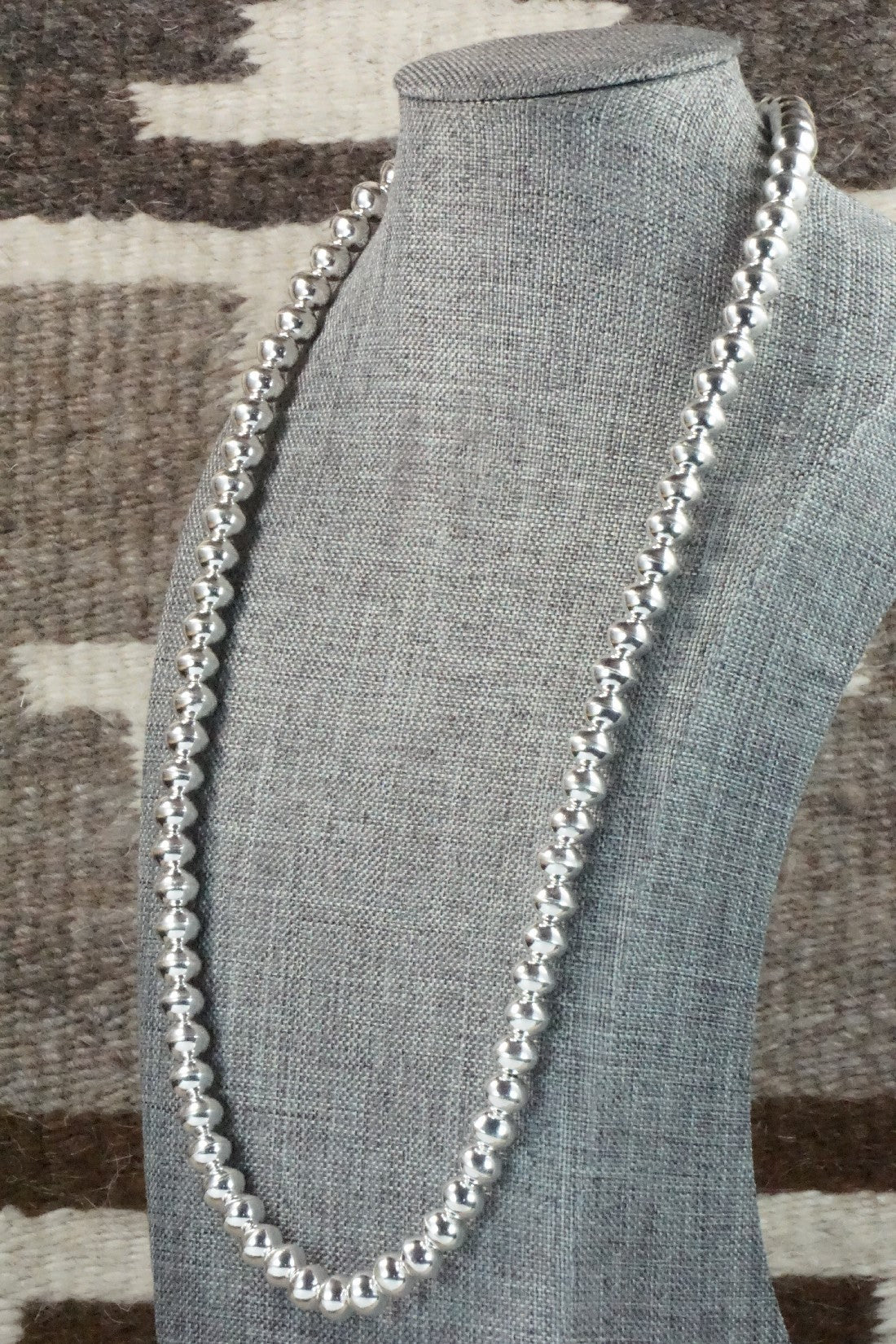 Sterling Silver Navajo Pearl Necklace - Tonisha Haley