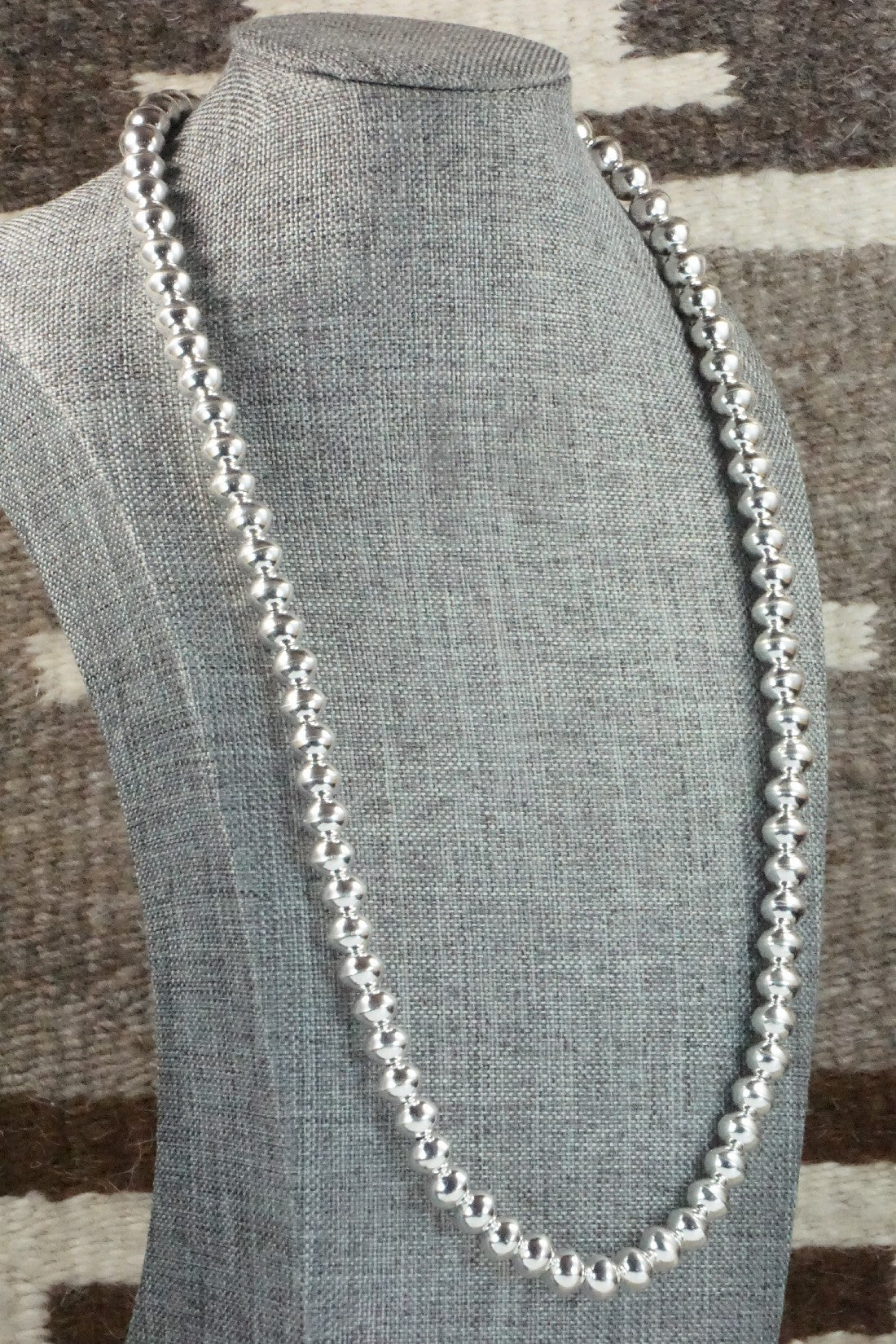 Sterling Silver Navajo Pearl Necklace - Tonisha Haley