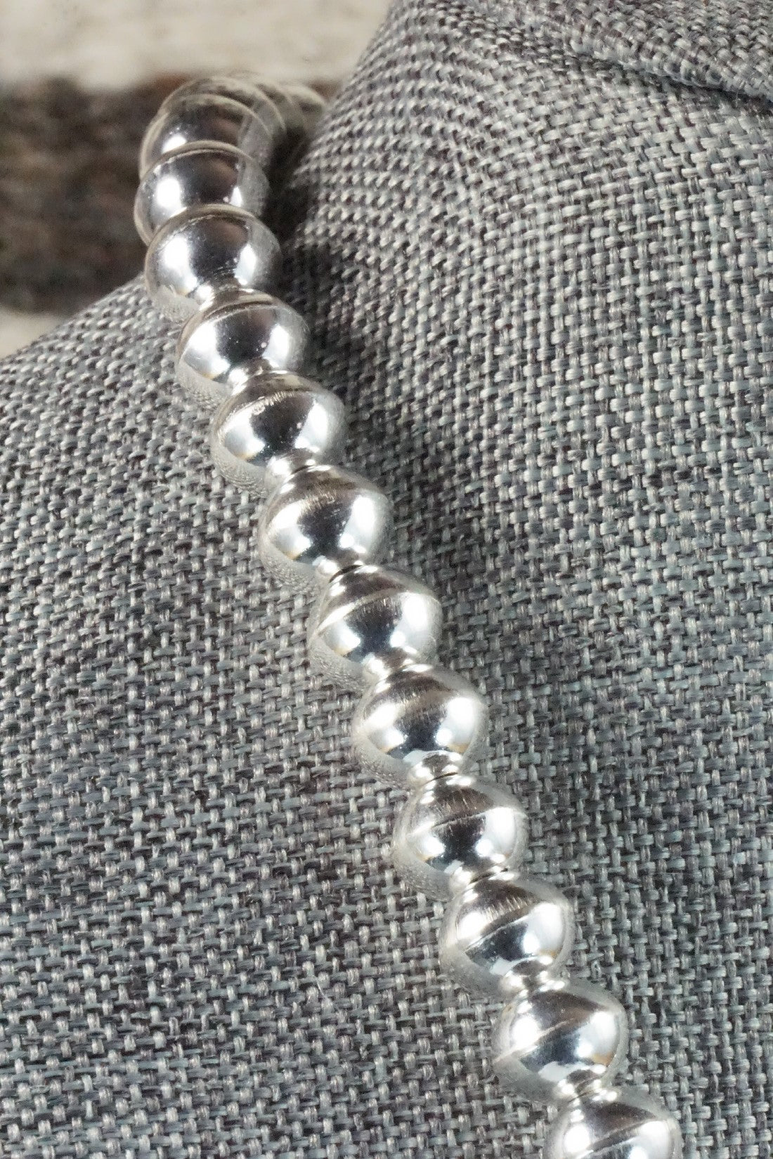 Sterling Silver Navajo Pearl Necklace - Tonisha Haley