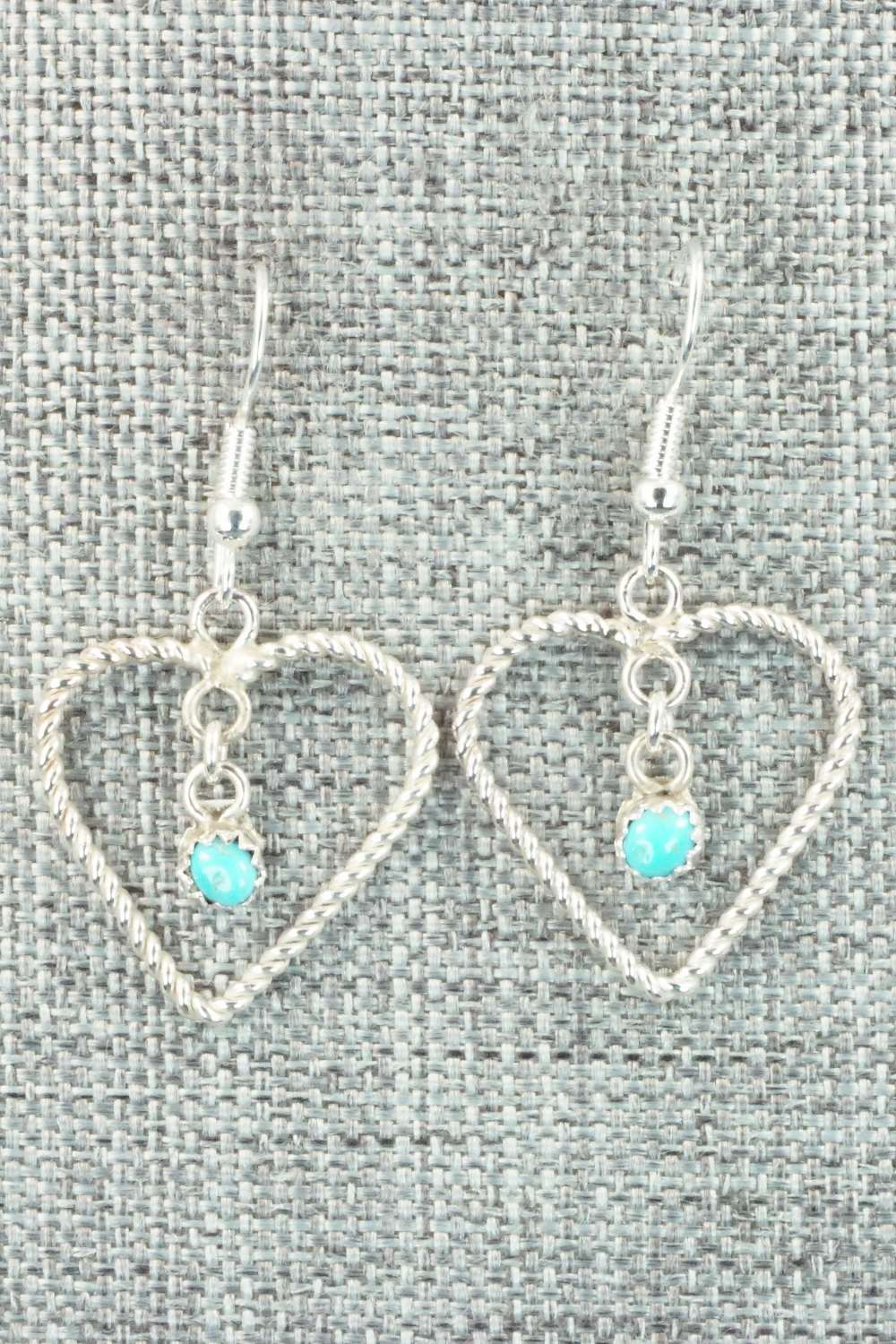 Turquoise & Sterling Silver Earrings - Sylvia Chee