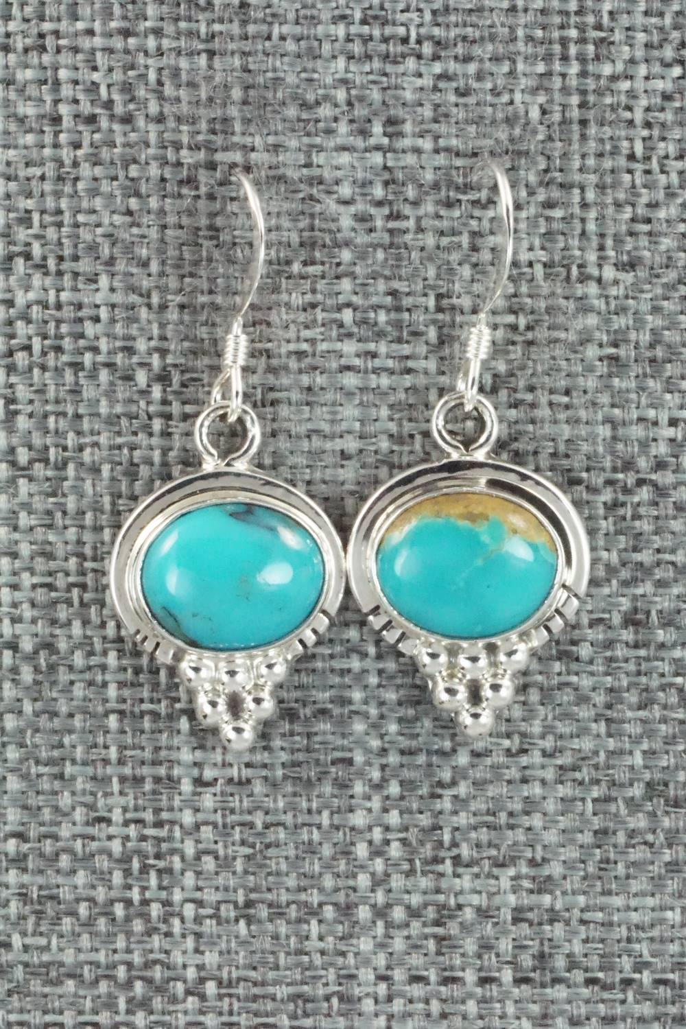 Turquoise & Sterling Silver Earrings - Isabelle Yazzie