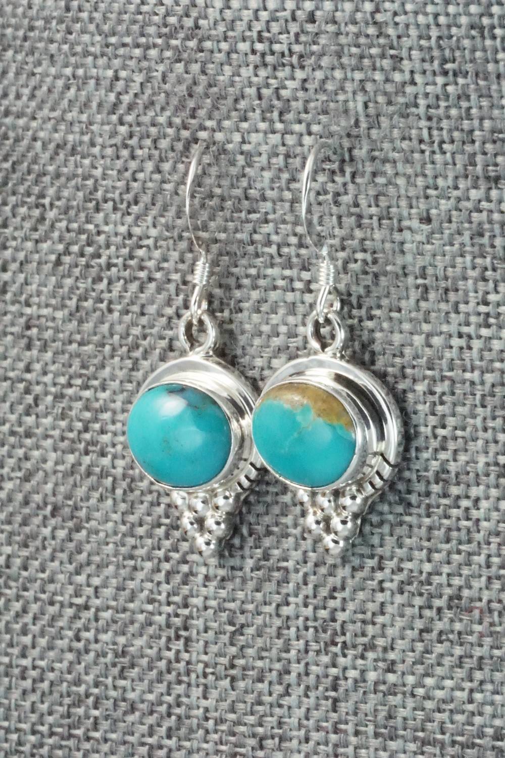 Turquoise & Sterling Silver Earrings - Isabelle Yazzie