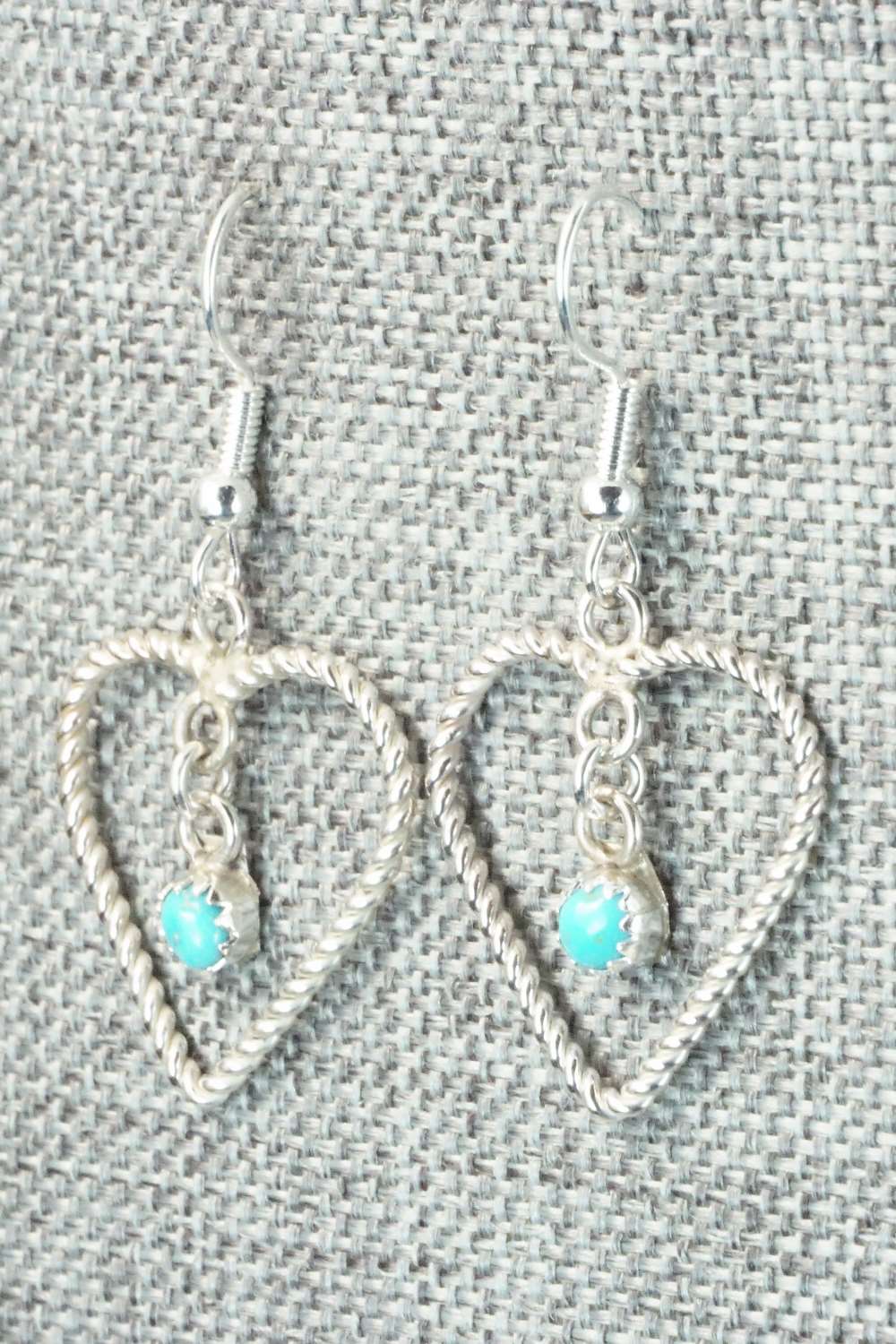 Turquoise & Sterling Silver Earrings - Sylvia Chee