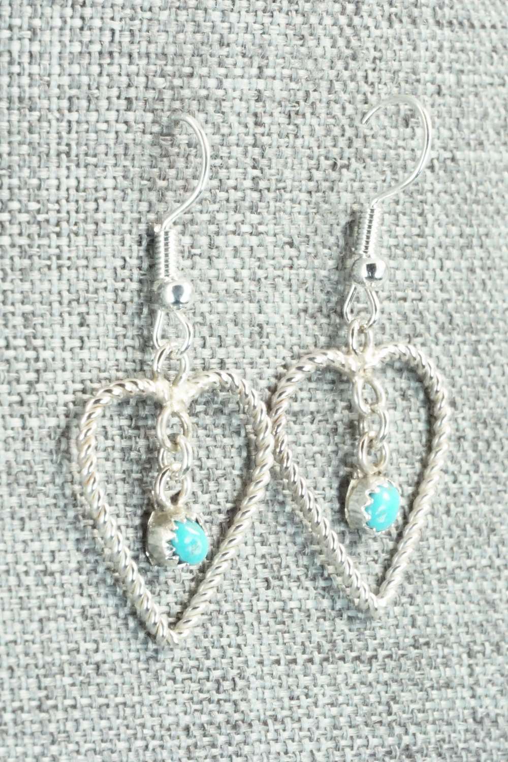 Turquoise & Sterling Silver Earrings - Sylvia Chee