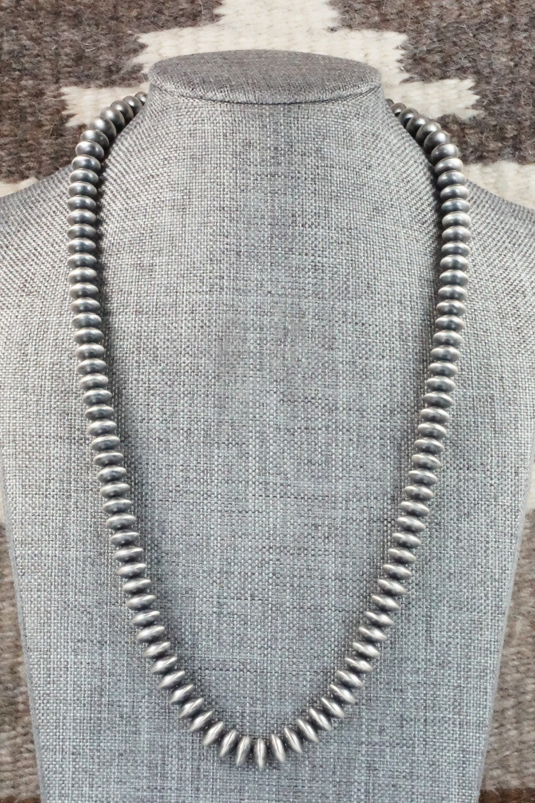 Sterling Silver Navajo Pearl Necklace - Jan Mariano