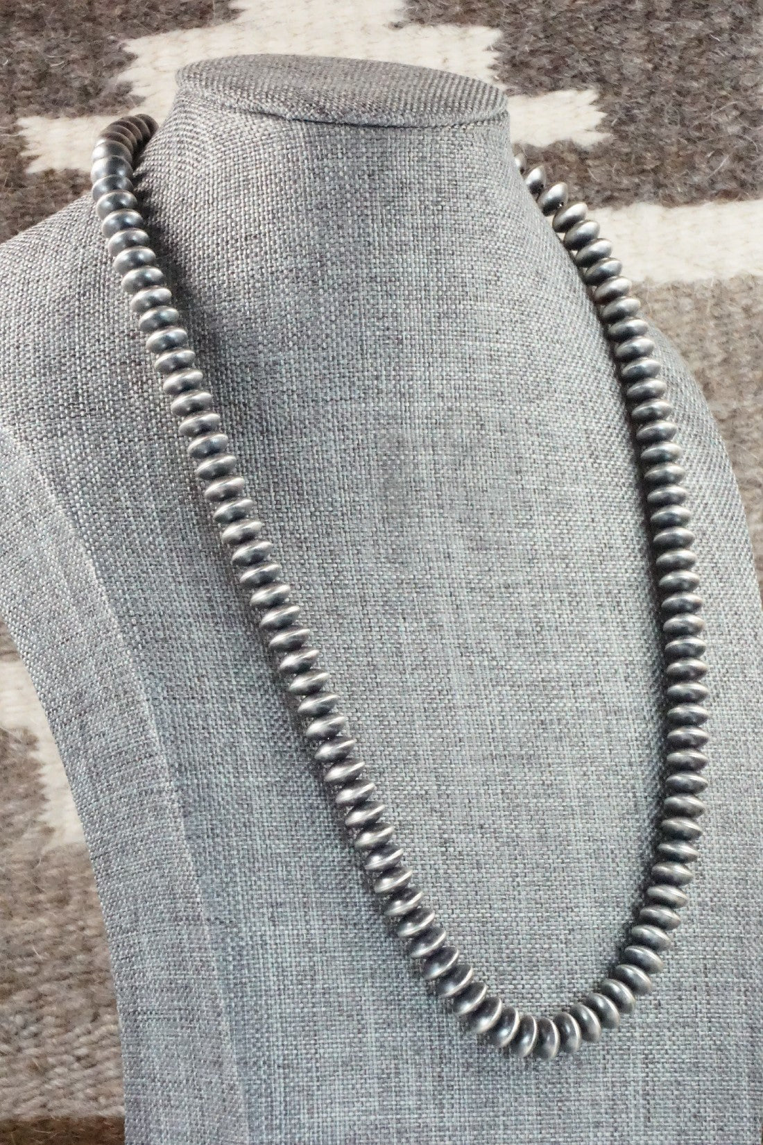 Sterling Silver Navajo Pearl Necklace - Jan Mariano