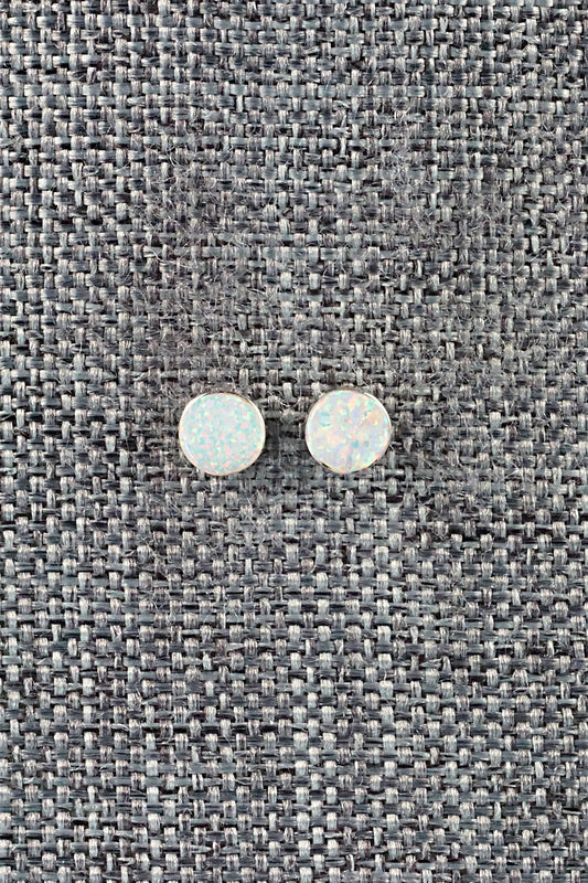 Opalite & Sterling Silver Earrings - Angie Rosetta