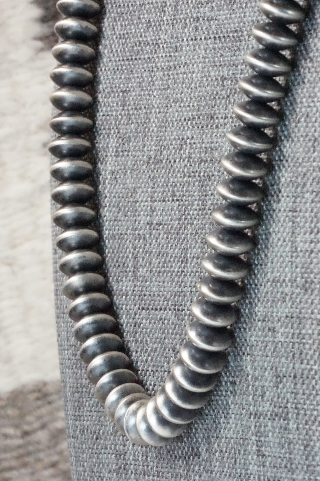 Sterling Silver Navajo Pearl Necklace - Jan Mariano