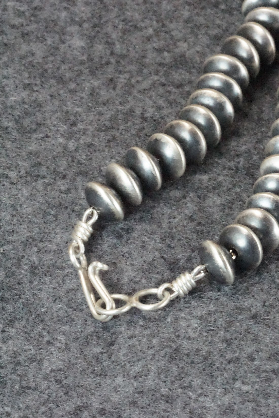 Sterling Silver Navajo Pearl Necklace - Jan Mariano