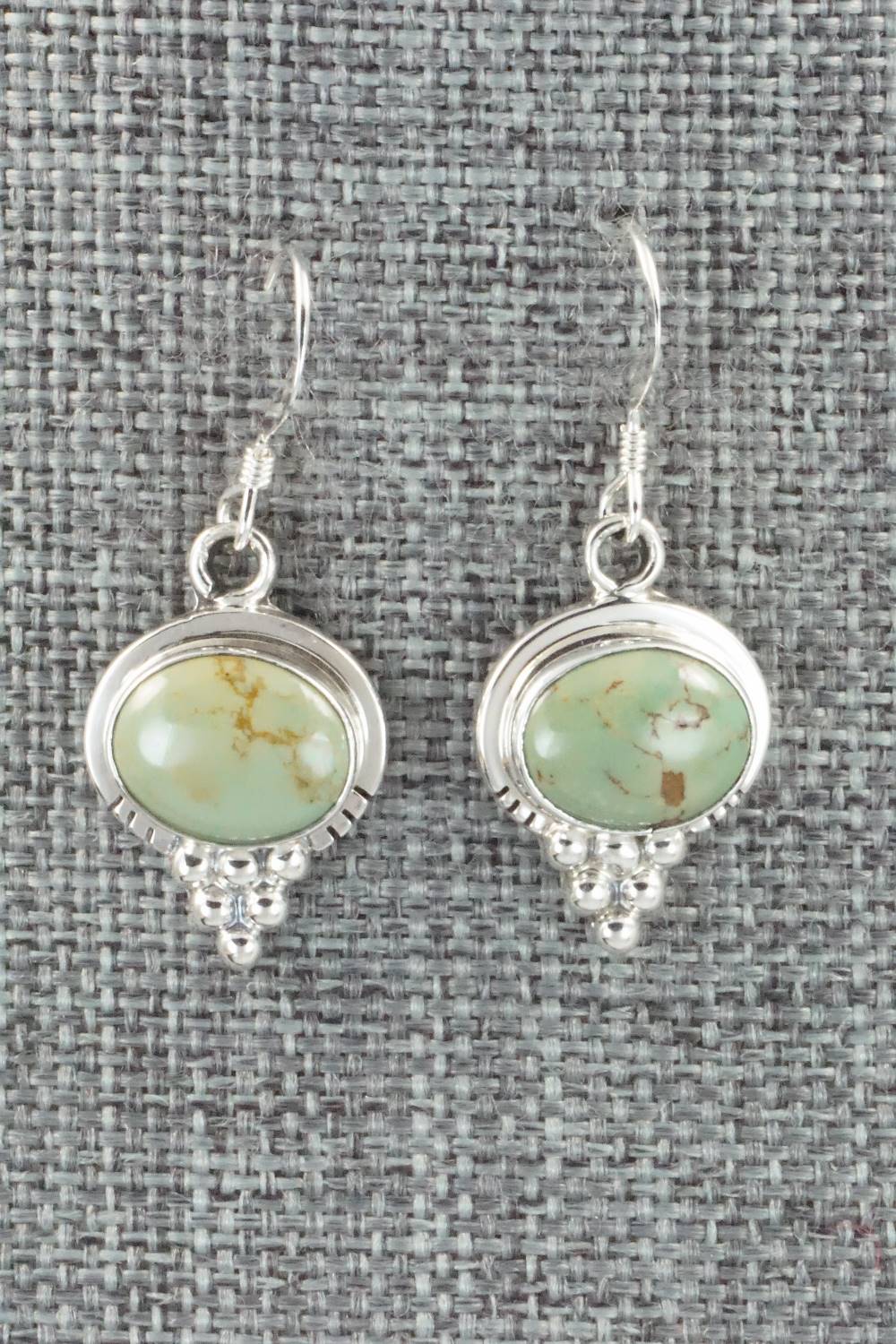 Turquoise & Sterling Silver Earrings - Isabelle Yazzie