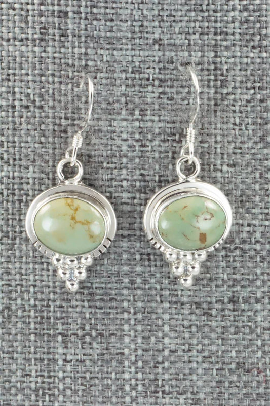 Turquoise & Sterling Silver Earrings - Isabelle Yazzie