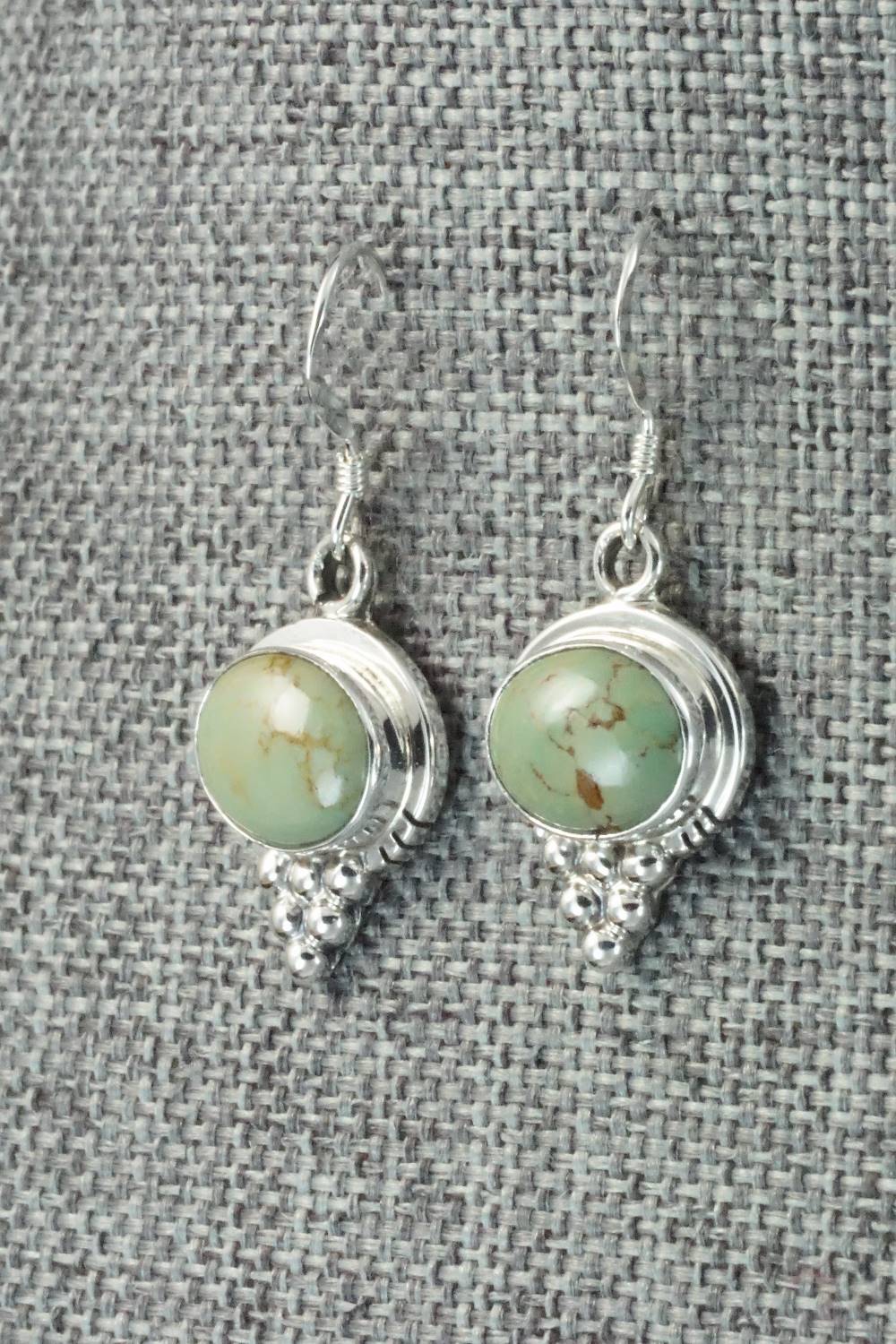 Turquoise & Sterling Silver Earrings - Isabelle Yazzie