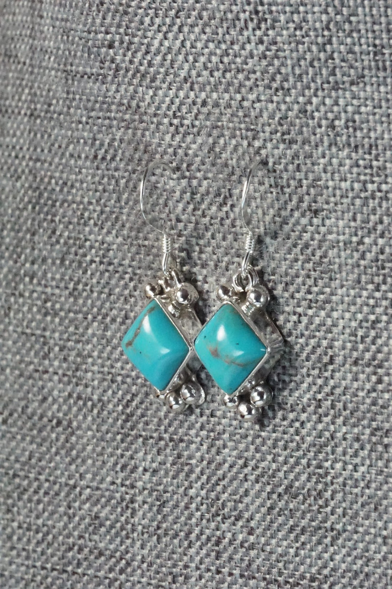 Turquoise & Sterling Silver Earrings - Kim Marie Whitehorse