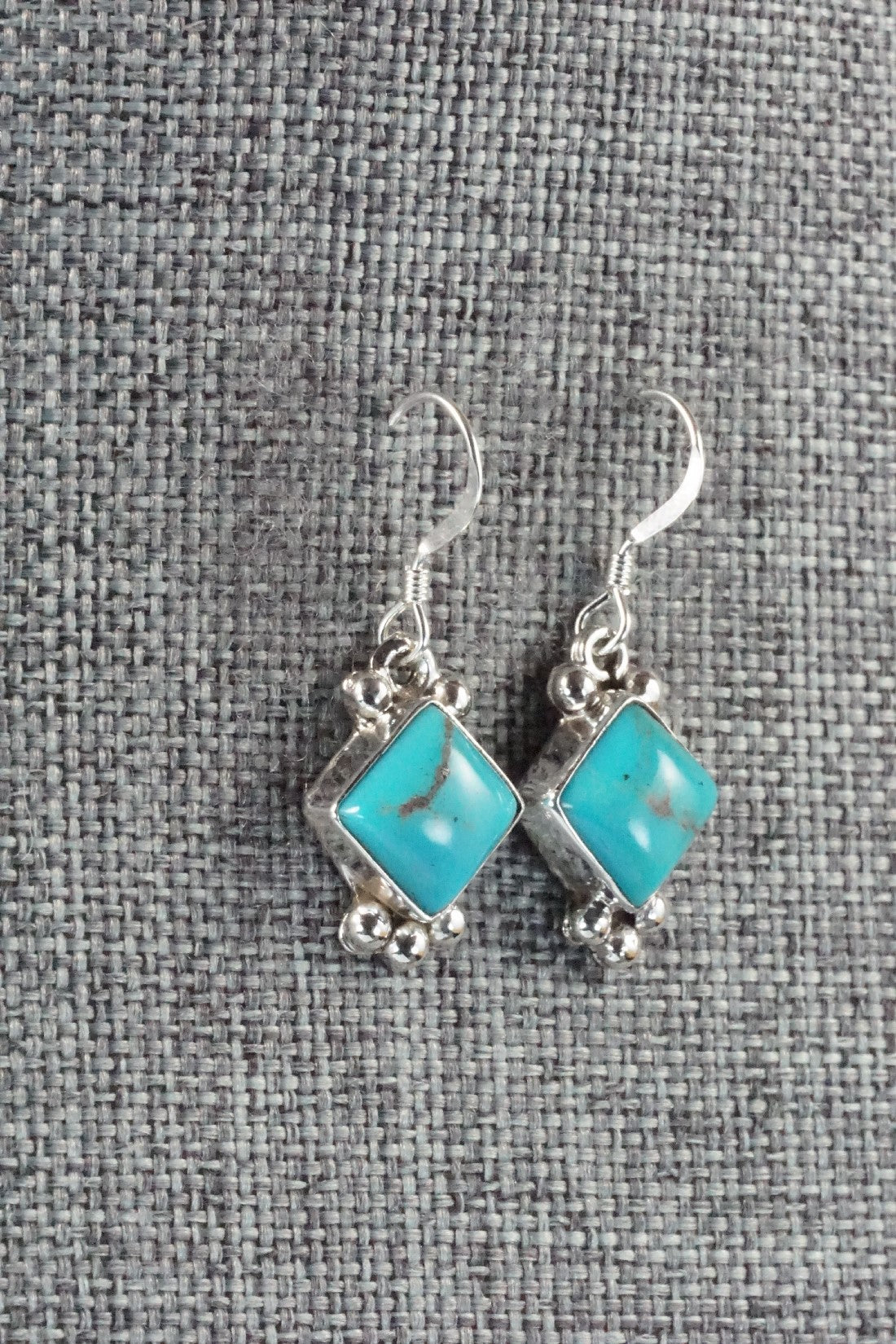 Turquoise & Sterling Silver Earrings - Kim Marie Whitehorse