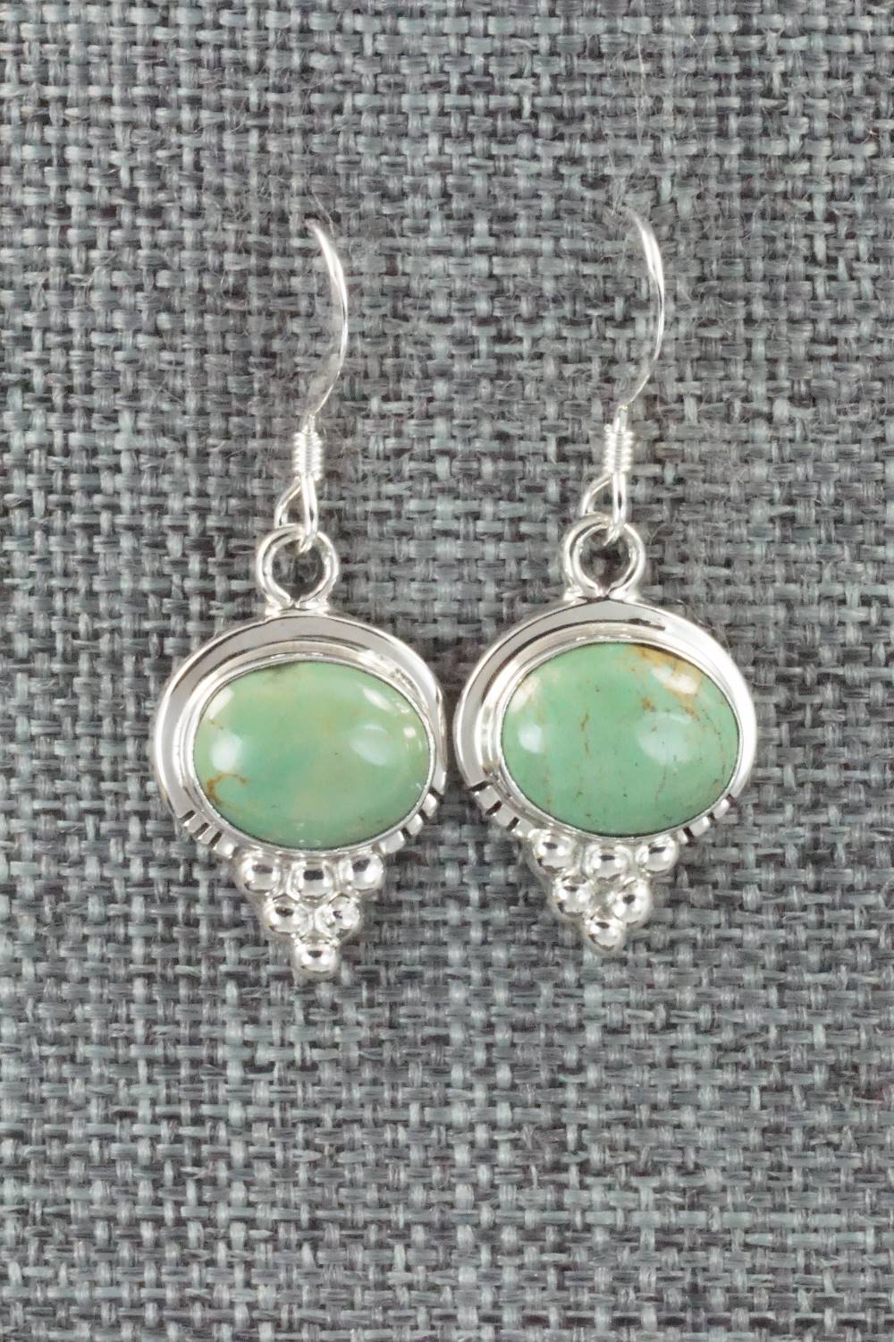 Turquoise & Sterling Silver Earrings - Isabelle Yazzie