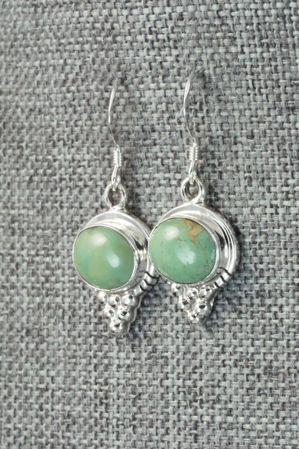 Turquoise & Sterling Silver Earrings - Isabelle Yazzie