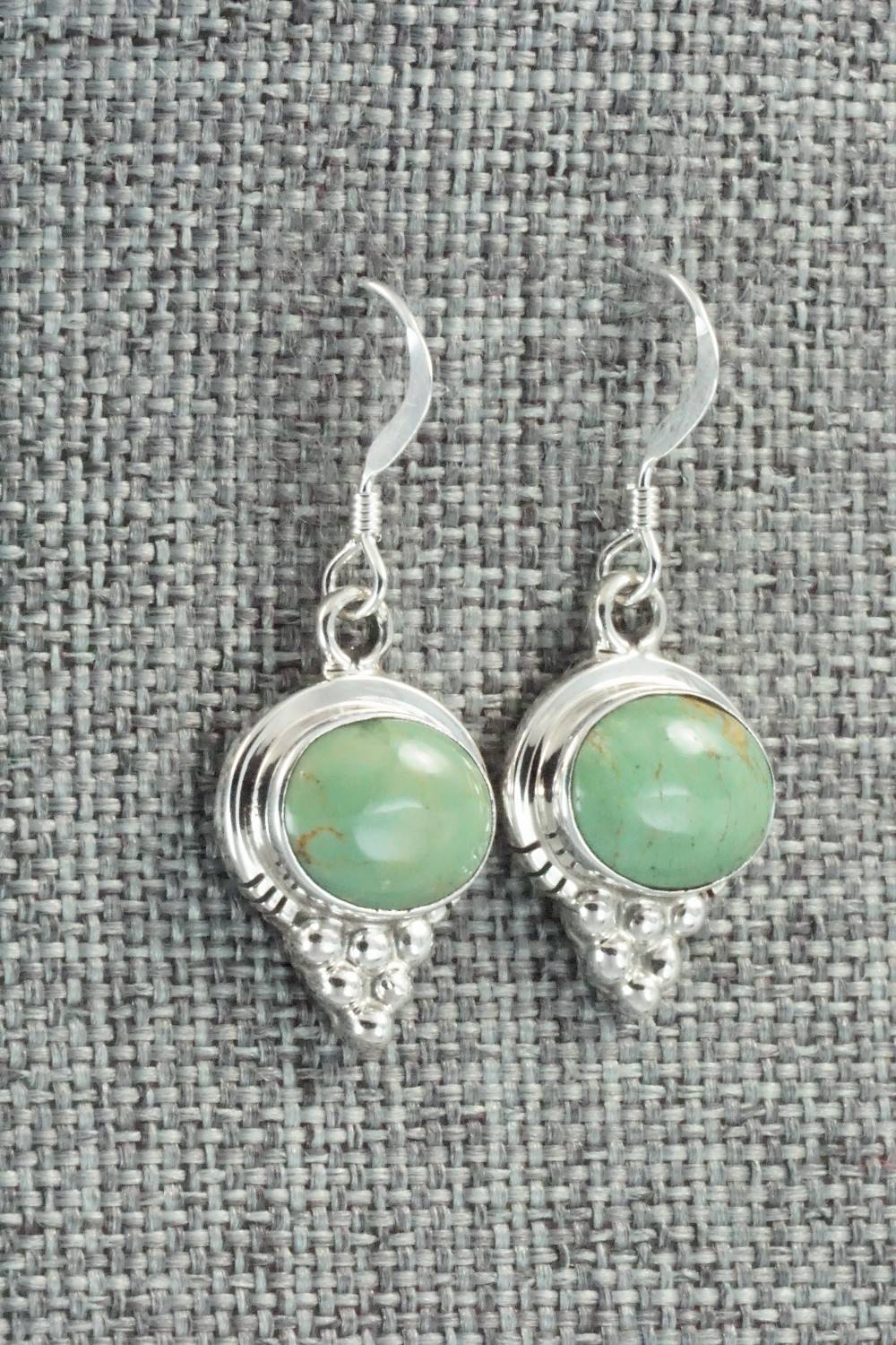 Turquoise & Sterling Silver Earrings - Isabelle Yazzie
