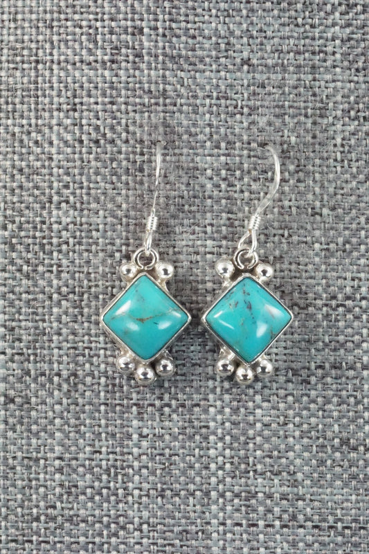 Turquoise & Sterling Silver Earrings - Kim Marie Whitehorse
