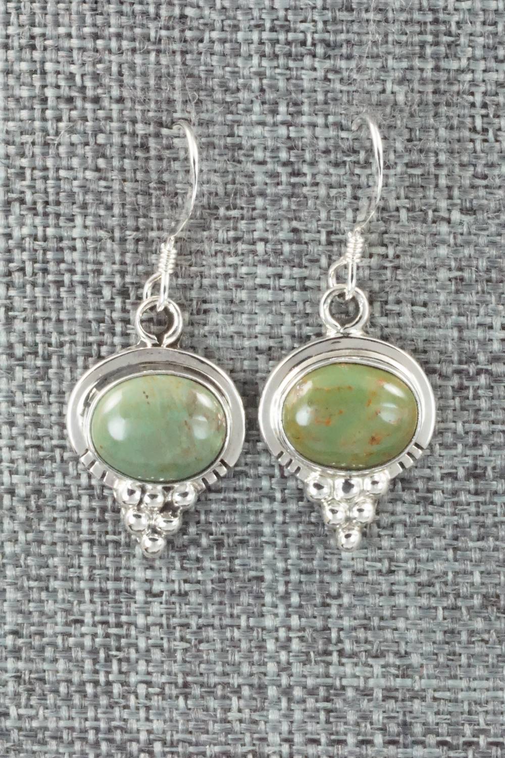 Turquoise & Sterling Silver Earrings - Isabelle Yazzie