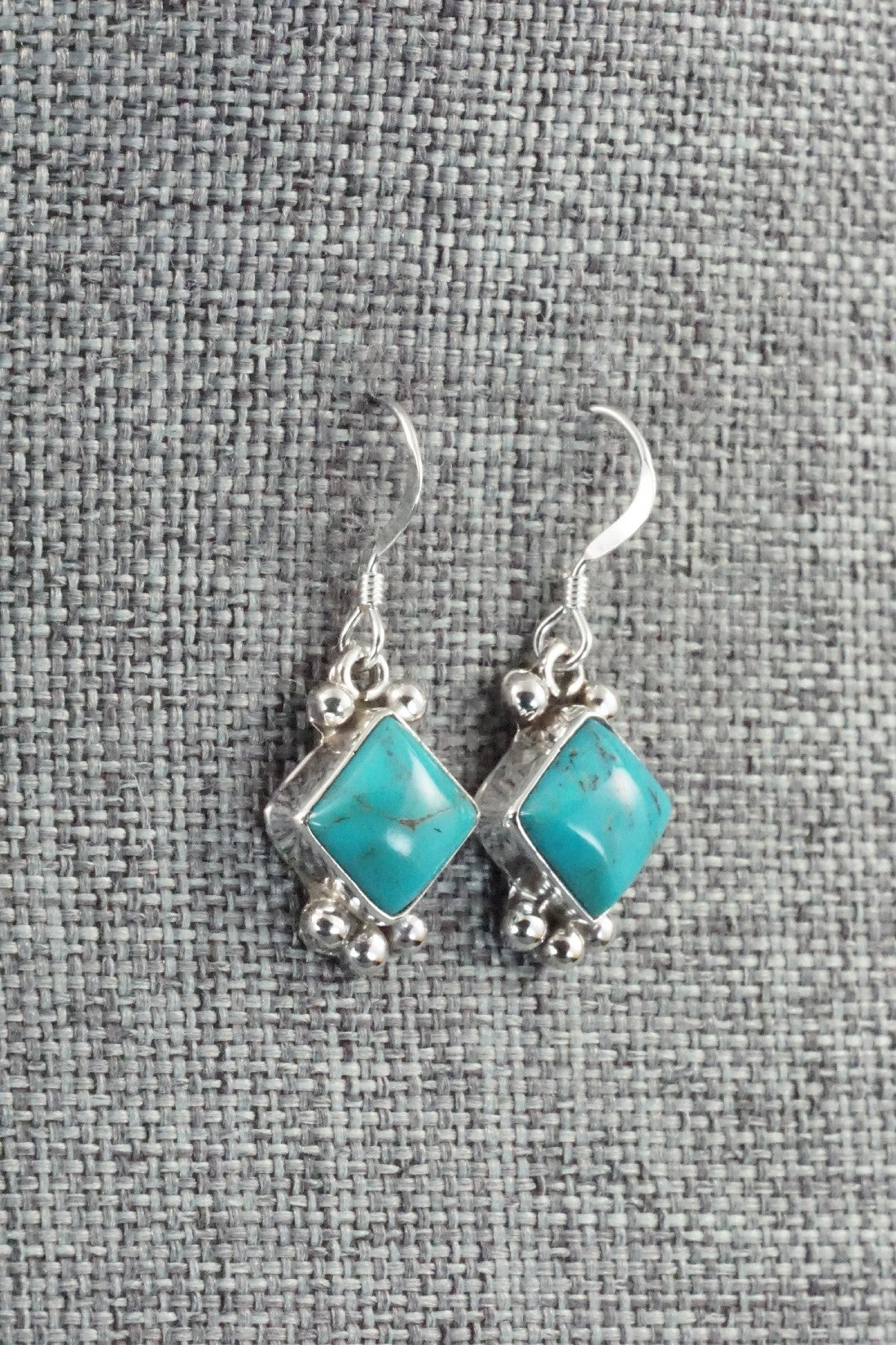 Turquoise & Sterling Silver Earrings - Kim Marie Whitehorse