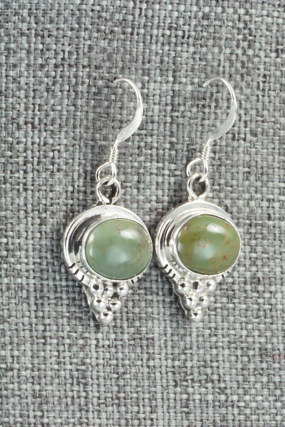 Turquoise & Sterling Silver Earrings - Isabelle Yazzie