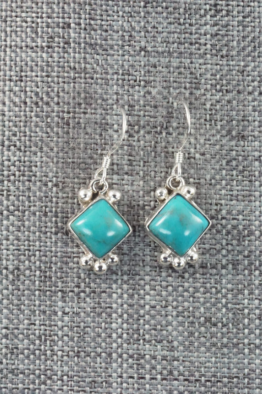 Turquoise & Sterling Silver Earrings - Kim Marie Whitehorse