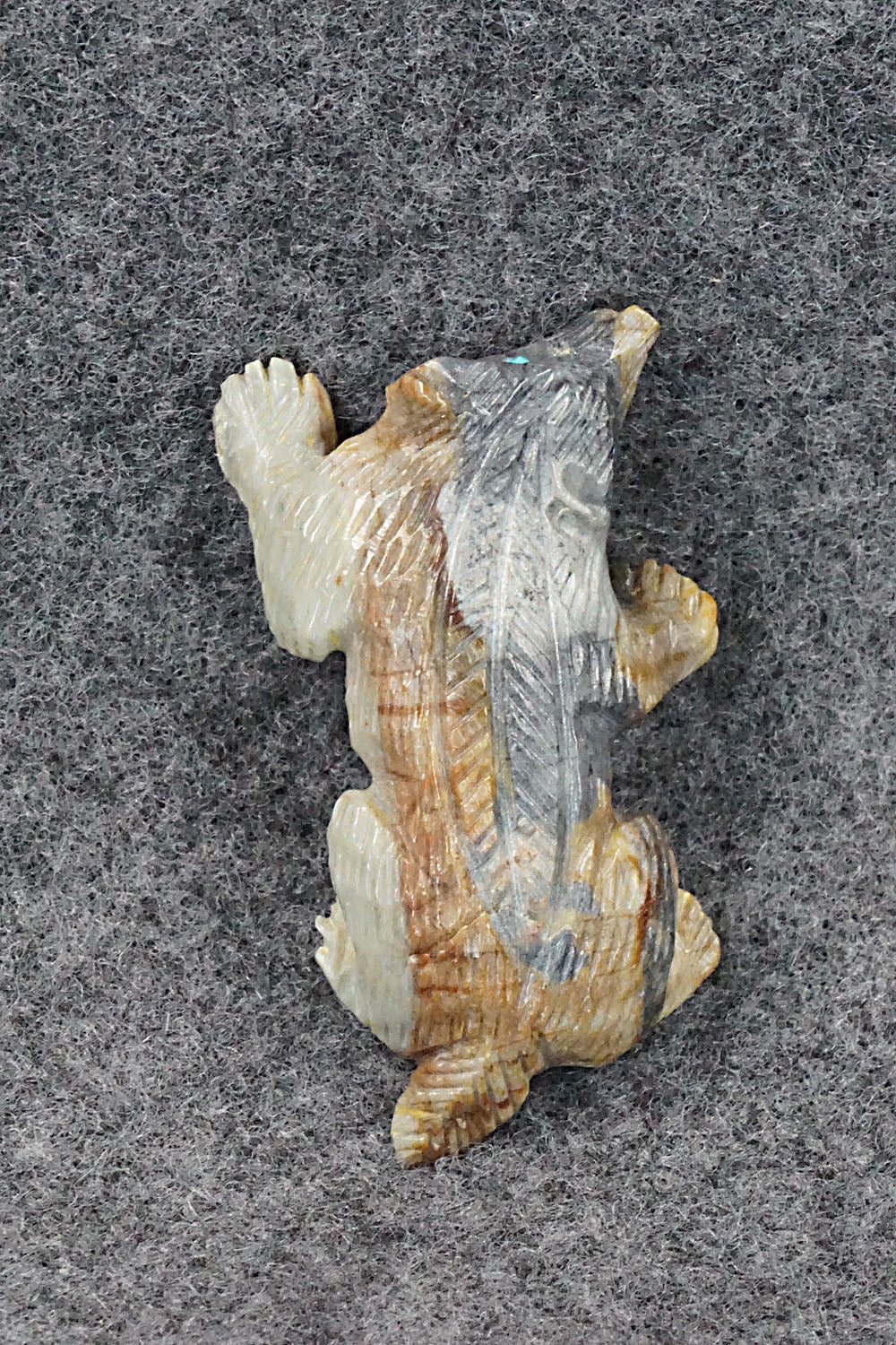 Badger Zuni Fetish Carving - Lance Cheama