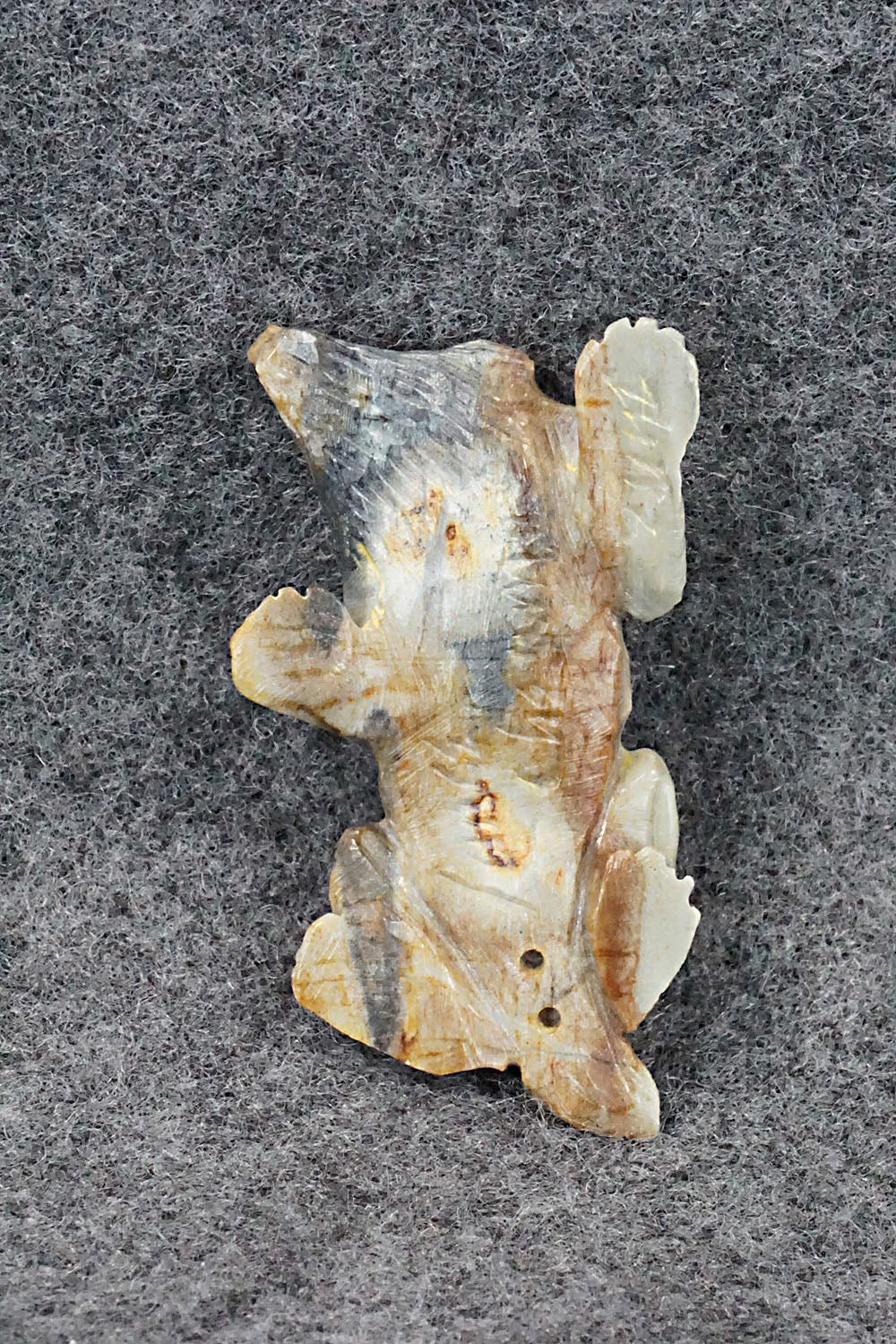 Badger Zuni Fetish Carving - Lance Cheama