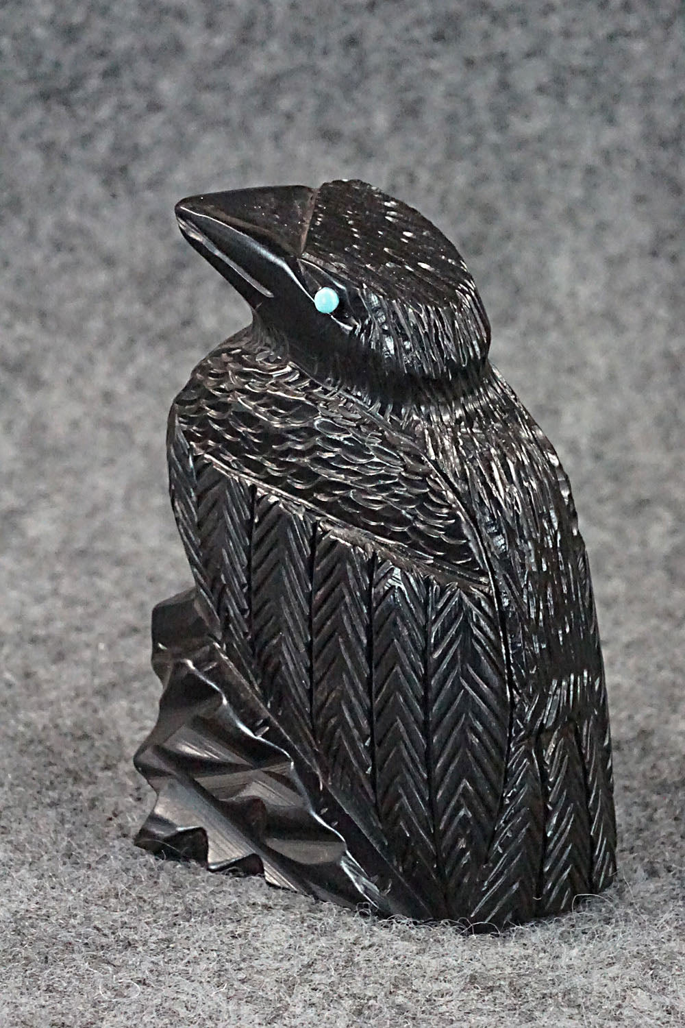 Crow Zuni Fetish Carving - Mike Tucson