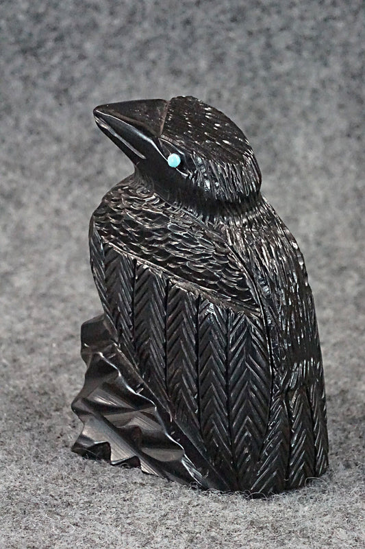 Crow Zuni Fetish Carving - Mike Tucson