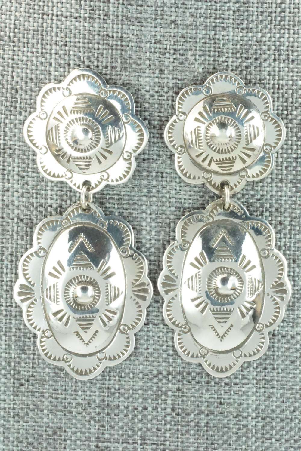 Sterling Silver Earrings - Joan Begay