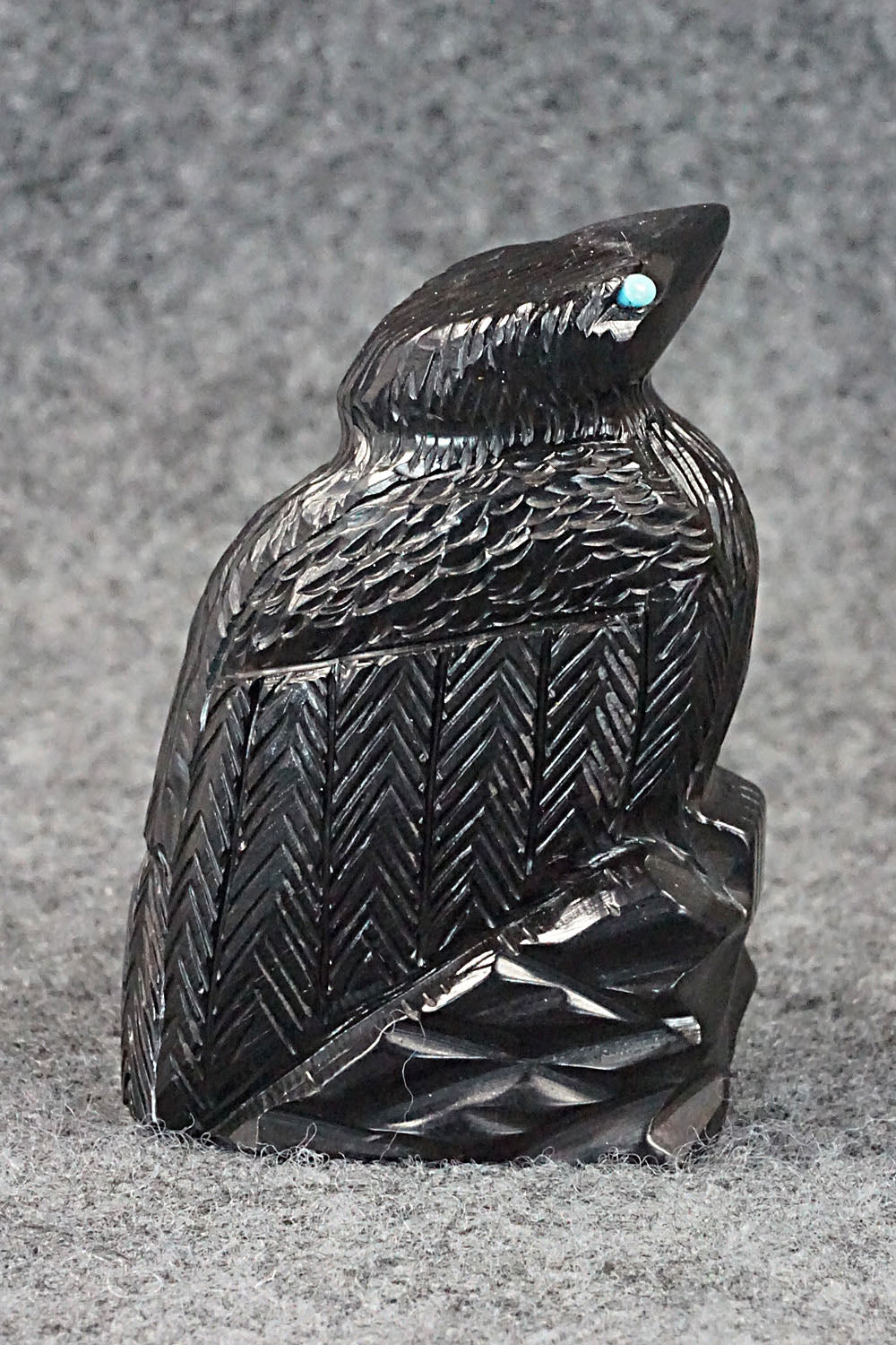 Crow Zuni Fetish Carving - Mike Tucson
