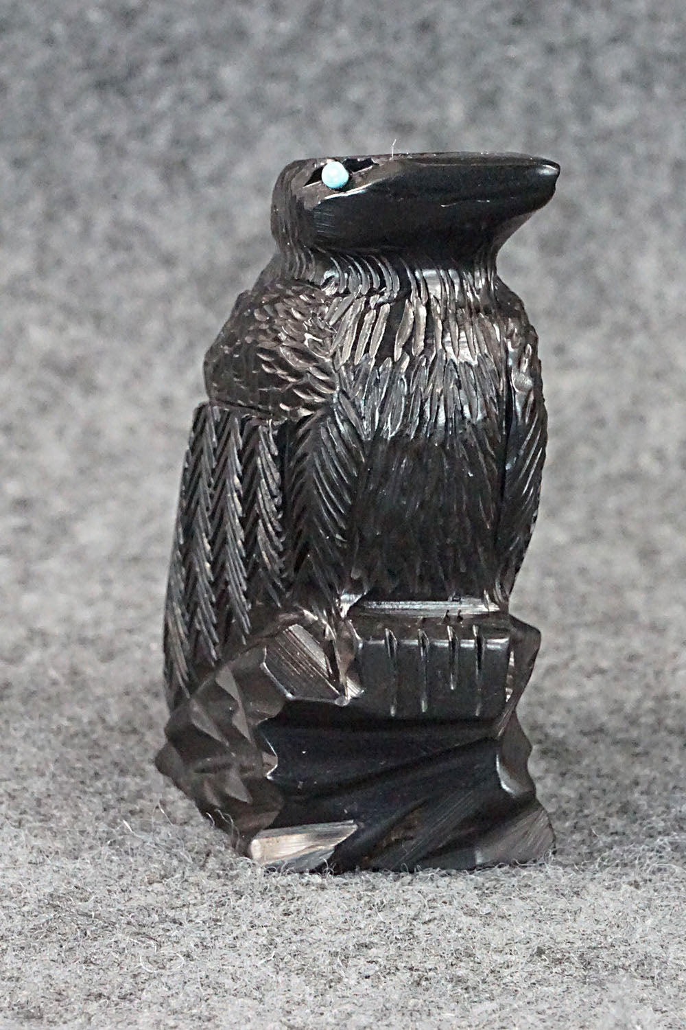 Crow Zuni Fetish Carving - Mike Tucson