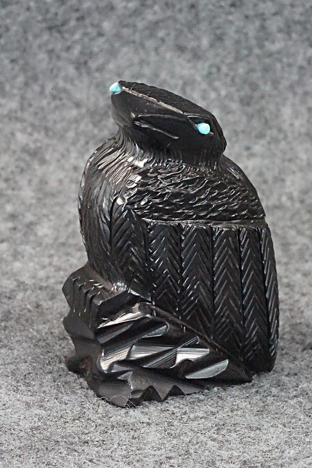 Crow Zuni Fetish Carving - Mike Tucson