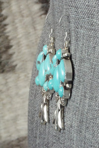 Turquoise & Sterling Silver Earrings - Bobby Platero