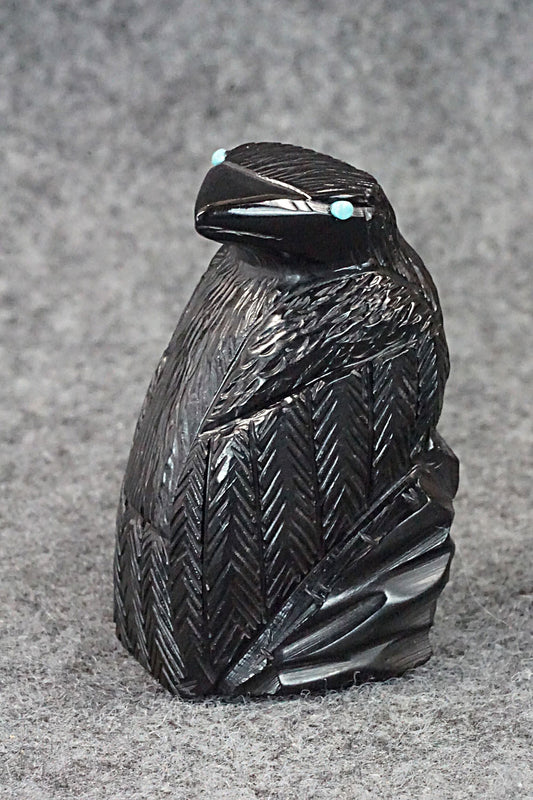 Crow Zuni Fetish Carving - Mike Tucson
