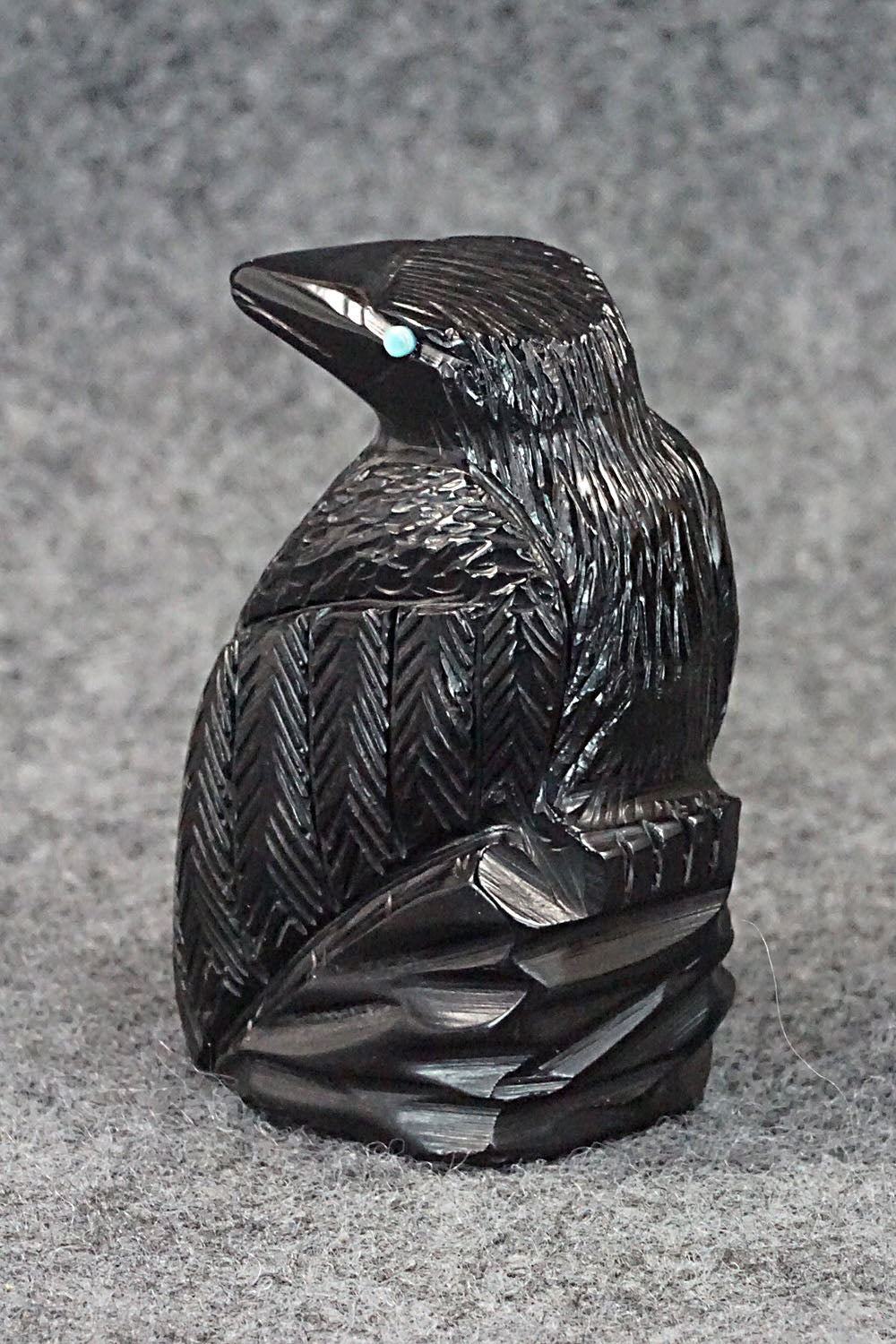 Crow Zuni Fetish Carving - Mike Tucson