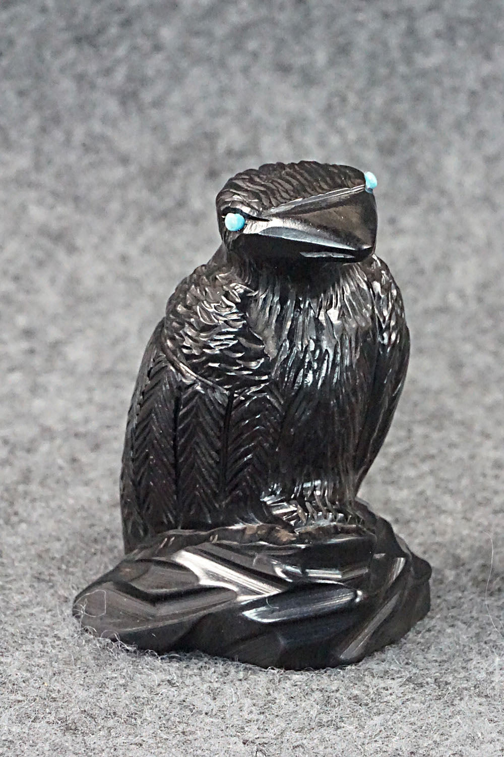 Crow Zuni Fetish Carving - Mike Tucson